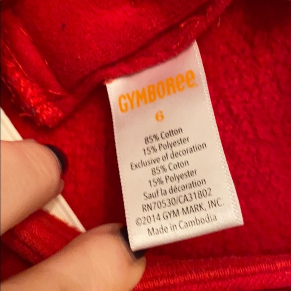 Gymboree girls sweatshirt dress/tunic size 6 - Picture 3 of 5